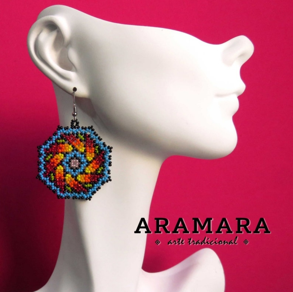 Authentic Mexican Bead Earrings